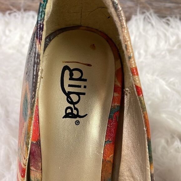 Diba Womens High Heel Stilettos Multi Color Floral Size 9M Floral Woodsy - Picture 6 of 17